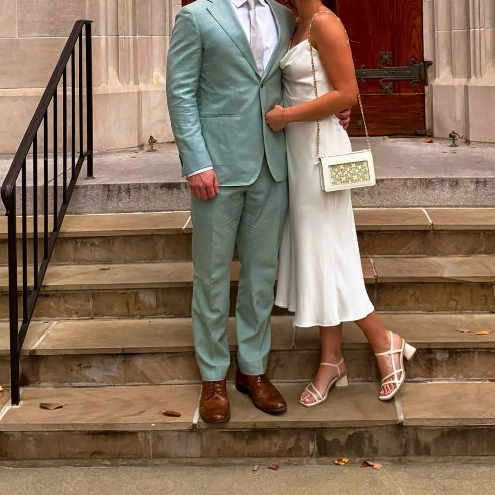 Jenny Yoo Ivory Strapless Dress - Picture 9 of 9